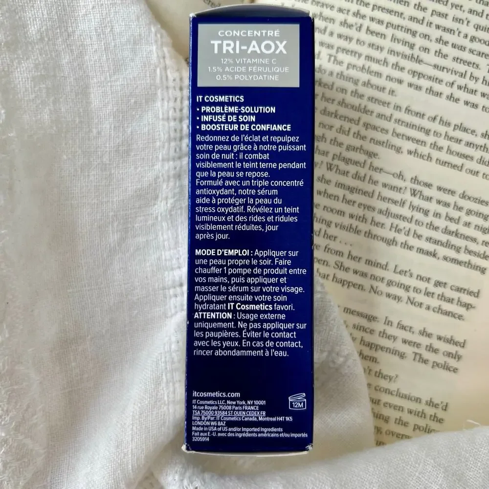 NEW IT Confidence in Your Beauty Sleep Triple‎ Antioxidant Brightening Serum